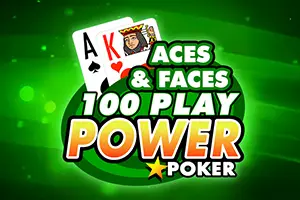 Aces and Faces - 100 Play Power Poker